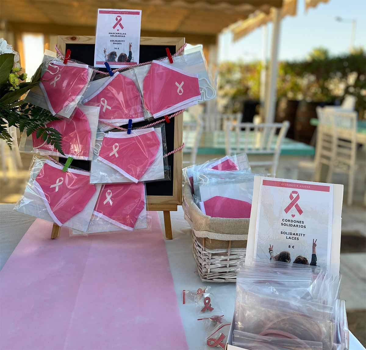 Merchandising Día contra el cáncer en Neptuno