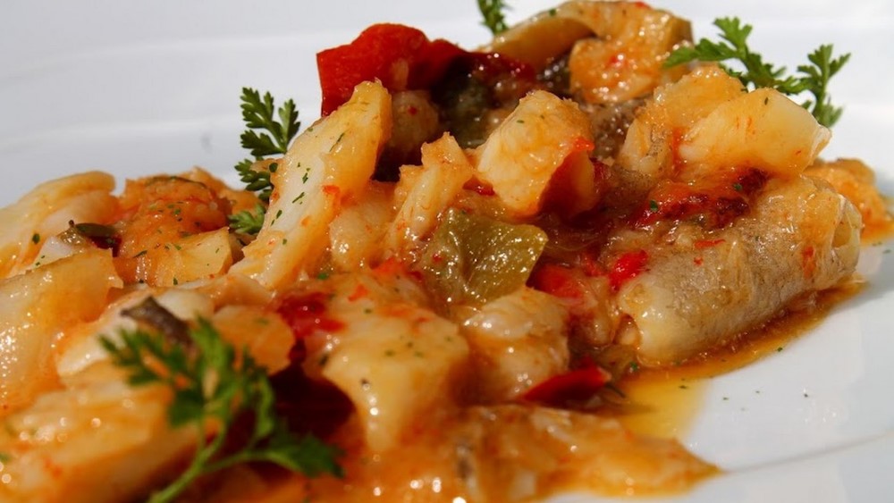 Bacalao con tomate de Almería