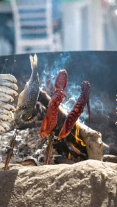espetos de pulpo a la brasa
